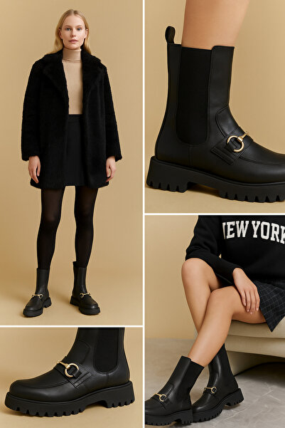 ALTA GRACIA Cizme de iarnă pentru femei, din piele naturală, cu talpă termică, cu fermoar, cu șireturi, elegante și confortabile, impermeabile, confortabile