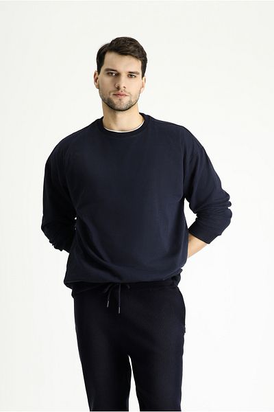 Kiğılı Crew Neck Oversize Cotton Sweatshirt