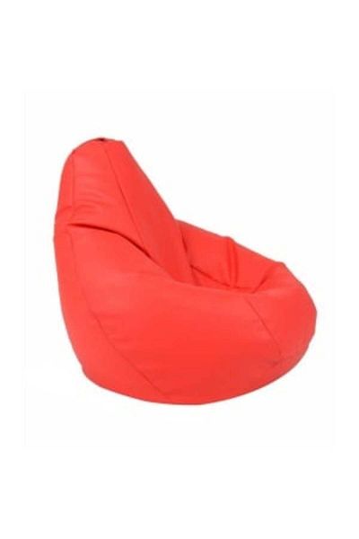 Pufrelax Nirvana Light Armchair, Eco-Leather Material - Red