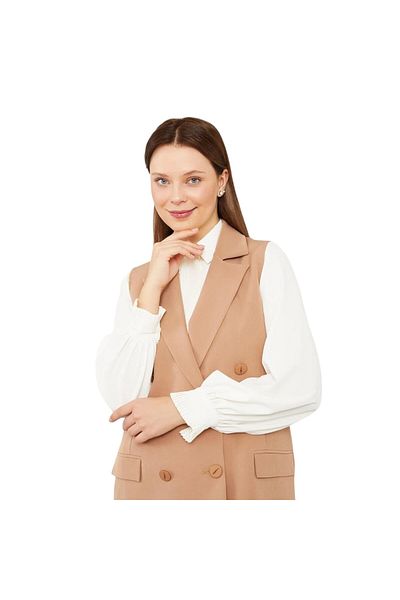 Levidor Double Breasted Cut Vest Pants Suit
