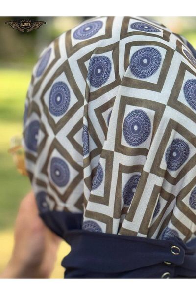 ALDIRA Snap Hijab Bonnet Pattern
