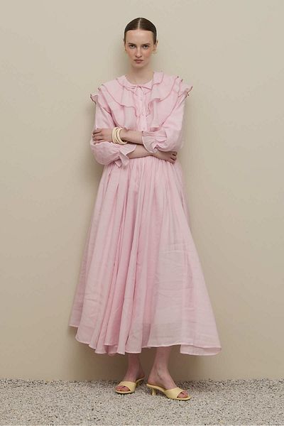 Fahhar Multi-Piece Maxi Skirt Light Pink
