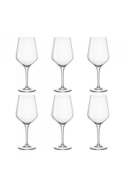 Bormioli Rocco Set of 6 BORMIOLI ROCCO ELECTRA wine glasses, 550ml