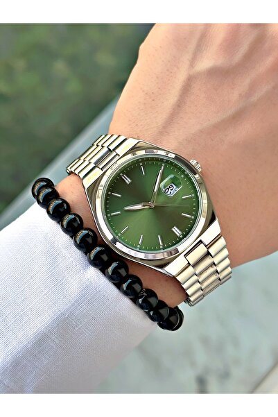 Tisaati Premium Series Special Design Luxury Series Metal Cord Classic Men's Wrist Watch - Bracelet Gift