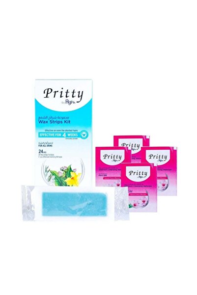 Pritty شرائح شمع الجسم (جميع أنواع البشرة) 24 قطعة