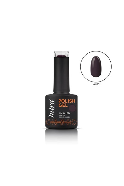 MIRA PROFESSIONAL طلاء أظافر جل ١٥ مل - لون رقم ٠٣٥ | لمسة نهائية لامعة تدوم ...