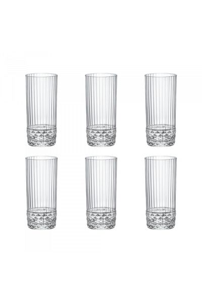 Bormioli Rocco Set 6 pahare cocktail BORMIOLI ROCCO AMERICA COOLER, 490ml