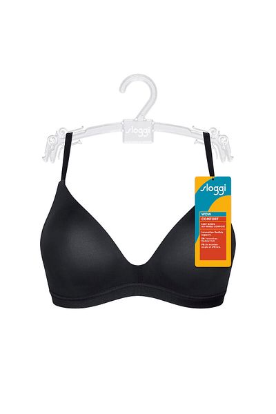 Triumph Maiou Sloggi WOW Comfort 2.0 Bra Shirt, Triumph, S INTL, negru