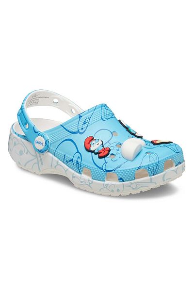 Crocs Multicolor Unisex Smurfs Classic Clog K