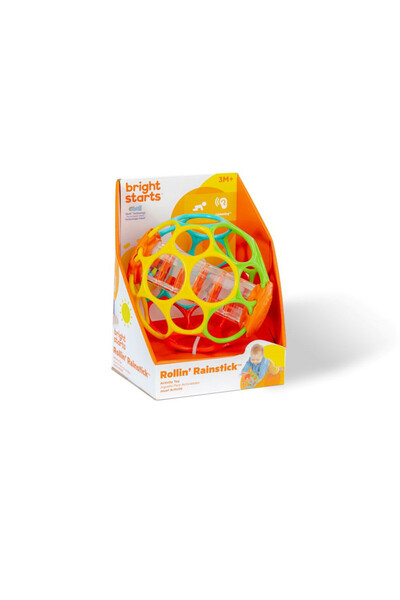 Bright Starts Rollin' Rainstick Rattle, 3 - 36 months