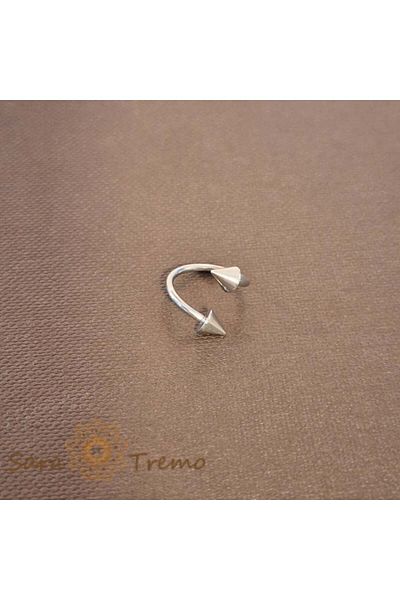 saratremo Titan Spiral Piercing with Large Arrowhead Tips - Body, Ear