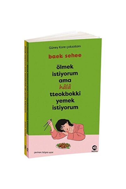 nova kitap Ölmek İstiyorum Ama Tteokbokki de Yemek İstiyorum 2 Kitap Takım