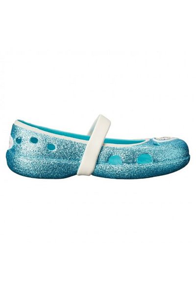 Crocs Keeley Frozen Flat Albastru Deschis - Piscină 22-23 EU - C6 US