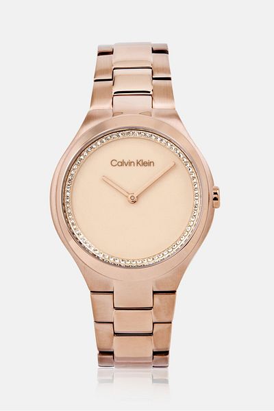 Calvin Klein Women 25200368 Stainless Steel Analog Watch 36 mm, Rose Gold