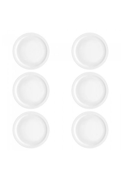 Bormioli Rocco Set of 6 opal plates Bormioli Performa 26cm