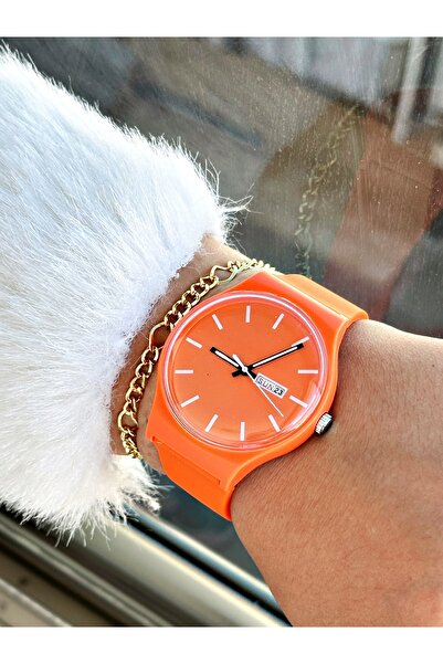 Tisaati Special Design Luxury Silicone Cord Premium Series Women's Wristwatch with Calendar - Gift Bracelet