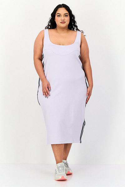 adidas Women Plus Size Sleeveless Outdoor Dress, Lilac