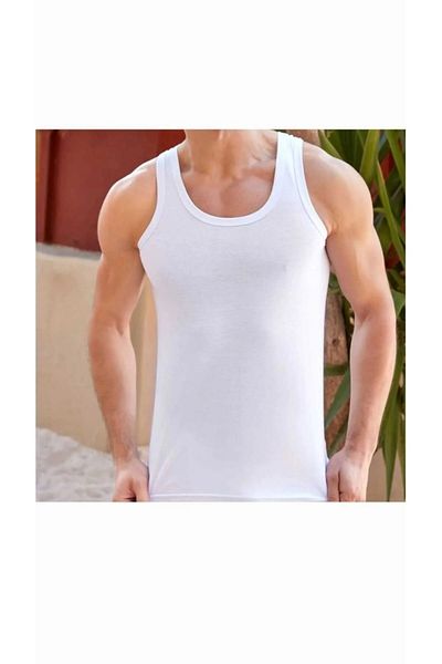 ÇEÇEN HOME 2 Pack Black Large Size Men's Singlets