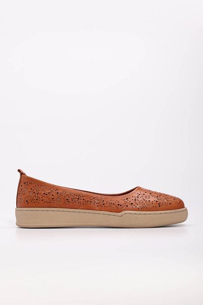 FAST STEP Genuine Leather Women's Ballerina Shoes 657Za3331