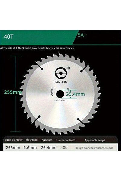 Choice3 5A-40T قطعة واحدة، رأس شفرة جزازة العشب، 40/60/80 سنًا، قرص جزازة الخ...