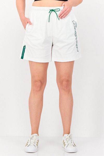 Giordano Women Sportswear Fit Drawstring Outdoor Shorts, White