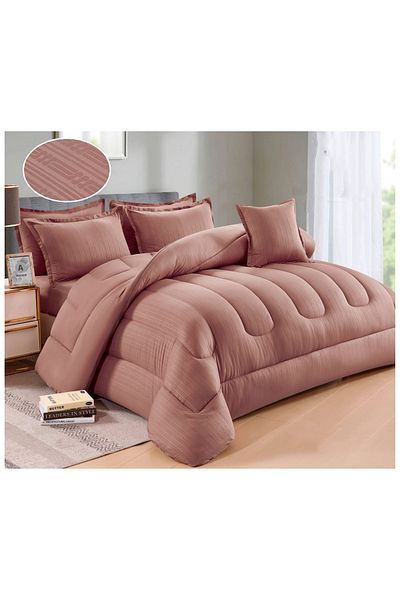 DEC29 7-piece hotel bed sheet for two people