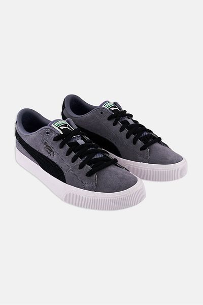 Puma Men Suede Skate Nitro Lace Up Skating Shoes, Grey