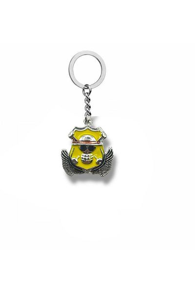 Herşey Nota One Piece Luffy Yellow Colored Keychain |   Anime Themed Unisex Accessory