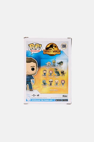 Funko Pop Movies 1208 Owen Grady Jurassic World Vinyl Figure