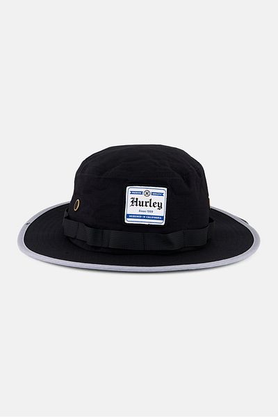 Hurley Men Embroidered Logo Bucket Hat, Black