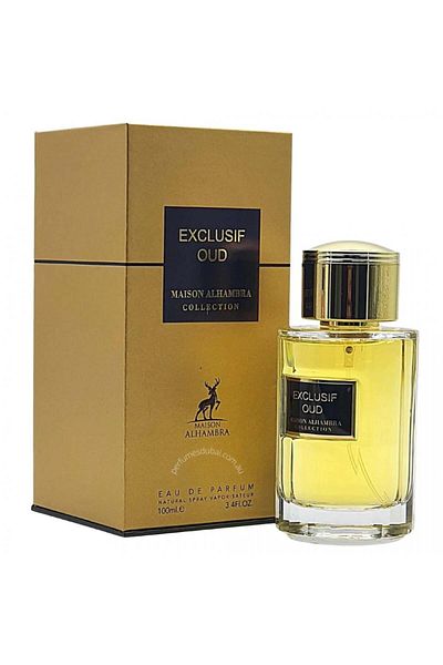 Maison Alhambra Exclusive Oud Unisex Eau de Parfum, 100 ml, Eau de Parfum, 100 ml