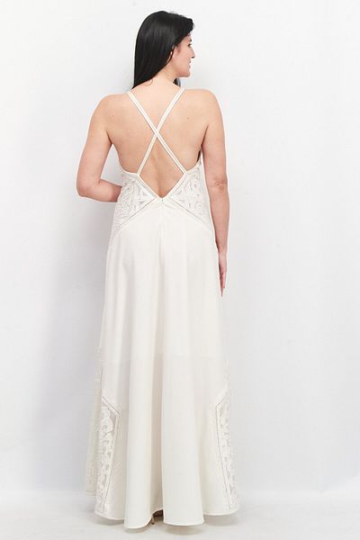 Asos Edition Women Floral Pattern Maxi Wedding Dress, Ivory