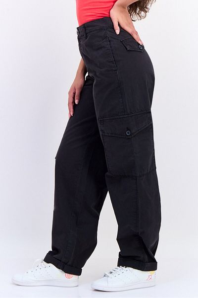Don't Call Me Jennyfer Women Regular Fit Solid Skater Cargo Pants, Black