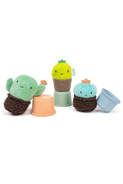Ingenuity Calm Springs Nesting Rattles​, Ages 3 months and up