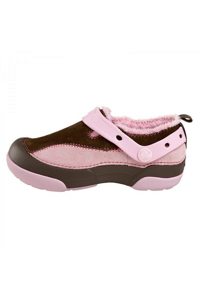 Crocs Dawson Kids Shoes 23-24 EU - C7 US Brown - Chocolate/Bubblegum