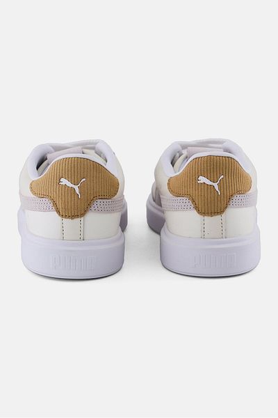 Puma Women Lajla T-Toe Corduroy Lace Up Outdoor Shoes, Off White