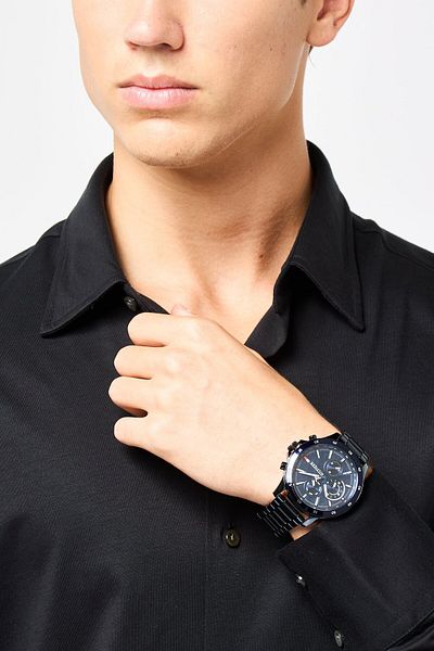 Tommy Hilfiger Men 1791720 Stainless Steel Analog Watch 46 mm, Navy