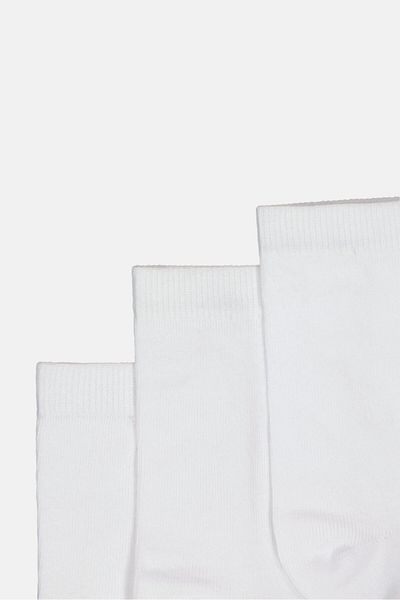 Bebe Kids Girl 5 Pairs Ribbed Ankle Socks, White