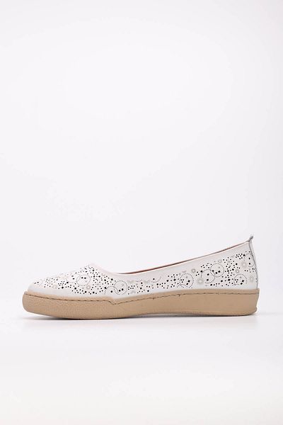 FAST STEP Genuine Leather Women's Ballerina Shoes 657Za3331