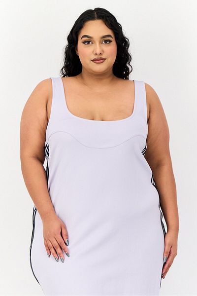 adidas Women Plus Size Sleeveless Outdoor Dress, Lilac