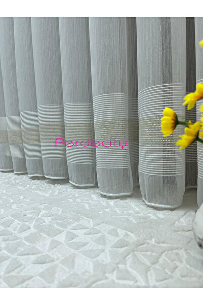 PERDECITY Bamboo Floor Skirt and Middle Part Gold Glitter Tape Tulle Curtain 1X3 Tight Pile Ironing Not Ask Fit for Any Room