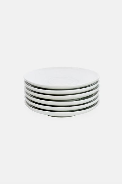 Ritzenhoff & Breker 6 Pieces Ceramic Saucer Set, White