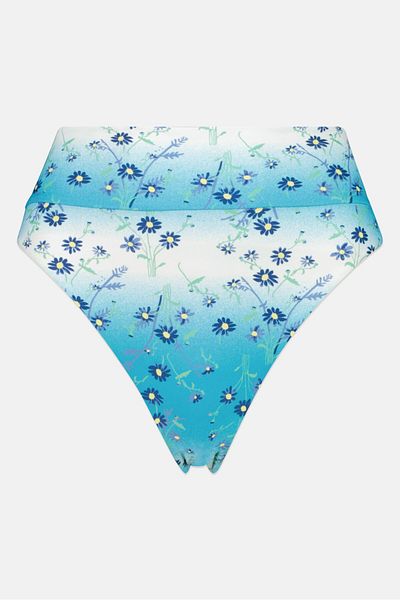 aerie Women Floral Print Bikini Bottom, Multicolor