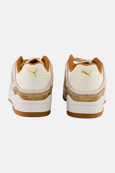 Puma Kids Boy Slipstream Premium Lace Up Outdoor Shoes, Cream