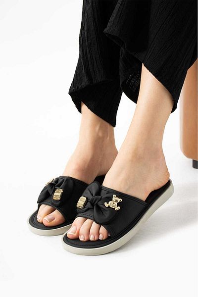Preux Women's Comfortable Sole Flexible Daily Lightweight Stylish Modern Young Buckle Mother Slippers Narrow Fit