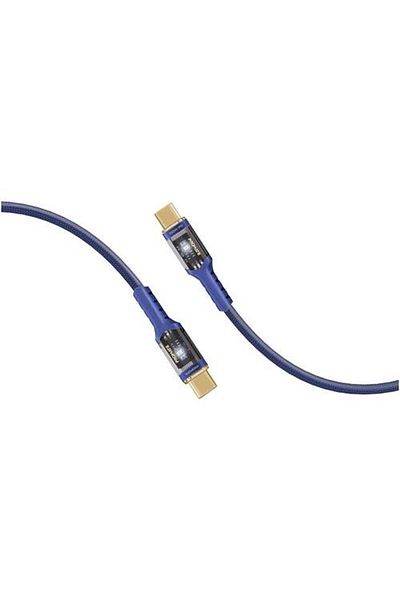 Promate Ultra-Fast 100W USB-C Power Delivery Cable with Clear Tips for an Unparalleled Charging Experience