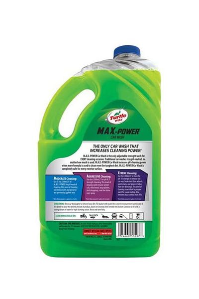 Turtle Wax Max Power Car Washing Shampoo – 2.95 Liters | High-Foaming Formula for Deep Vehicle Cleaning