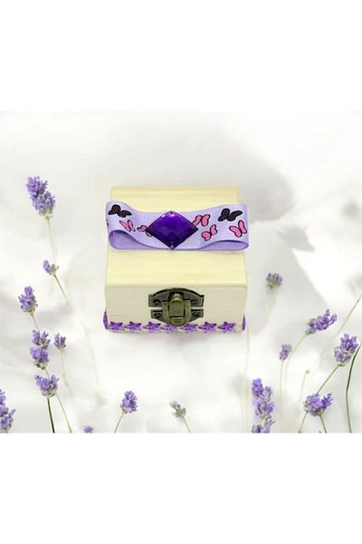 OEM Cutiuta pentru prima suvita din lemn natur, personalizata