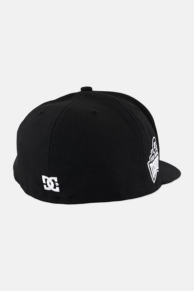 DC Men Embroidered Champion Fitted Cap, Black