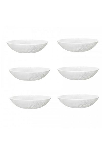 Bormioli Rocco Set of 6 soup plates BORMIOLI COCONUT 20cm